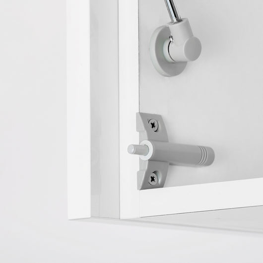 Emuca Pistone per porta a battente Minidamp 2, Chiusura soft, Acciaio, Grigio, 10 u.