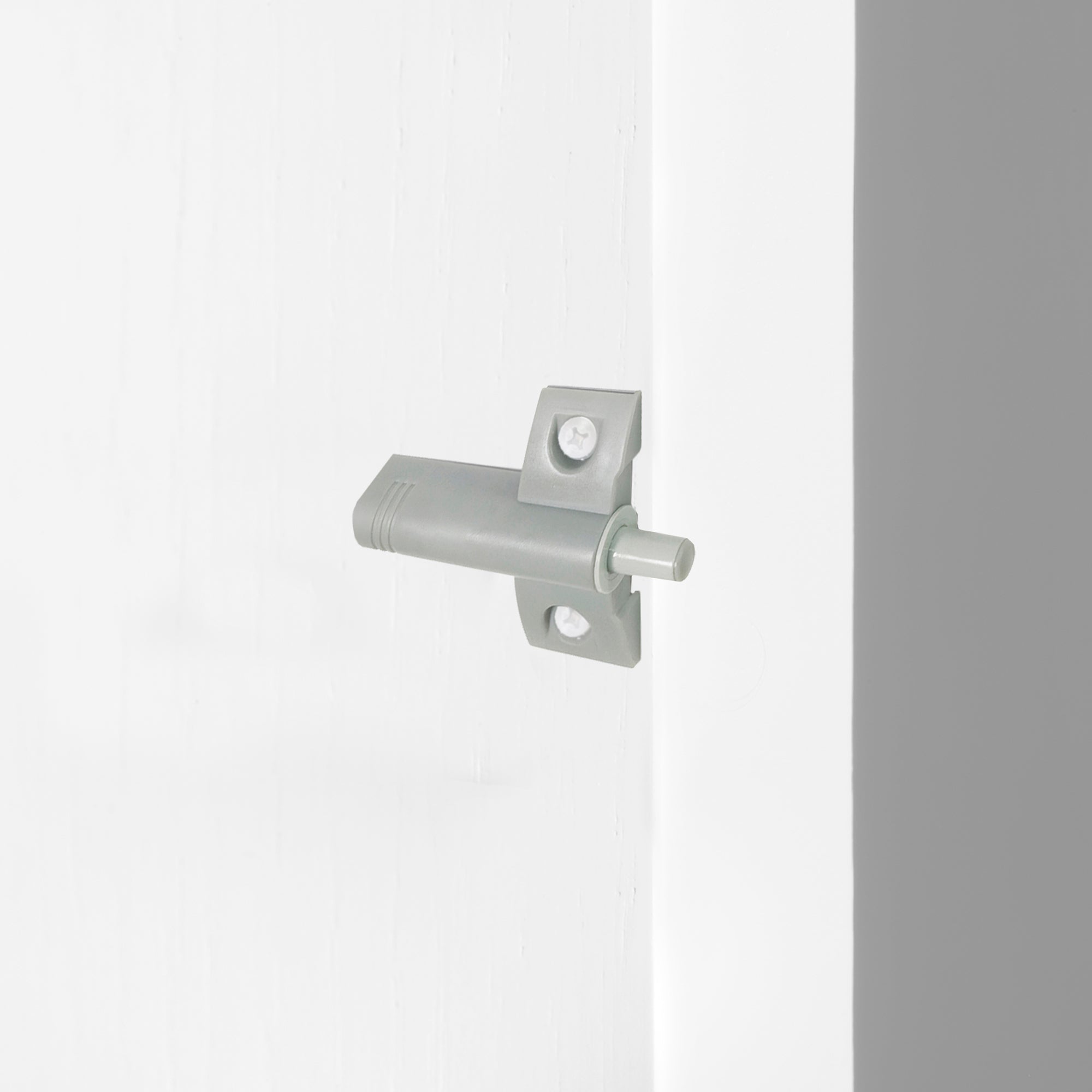 Emuca Pistone per porta a battente Minidamp 2, Chiusura soft, Acciaio, Grigio, 10 u.