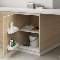 Emuca Set vaschette ausiliare, 350, Plastica bianca, Tecnoplastica, 1 u.