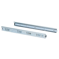 Emuca Kit guide per cassetti, a sfera, 45x 350 mm, estrazione totale, Zincato, 5 u.