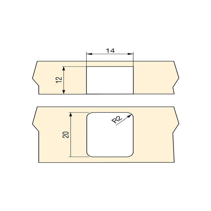 Emuca Rotelle per piano girevole, D. 13 mm, Acciaio e Plastica, 20 u.