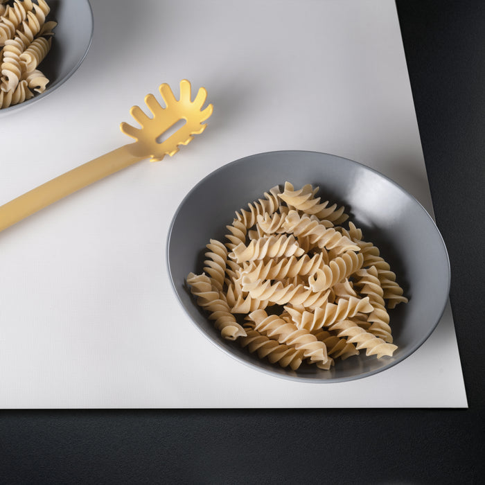 Emuca Tappetino antiscivolo per cassetti, Effetto tessuto, Plastica bianca, Tecnoplastica, 1 u.