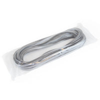 Emuca Guarnizione a spazzola antipolvere autoadesiva , altezza 17mm, rotoli di 10 m, Grigio, 10 m