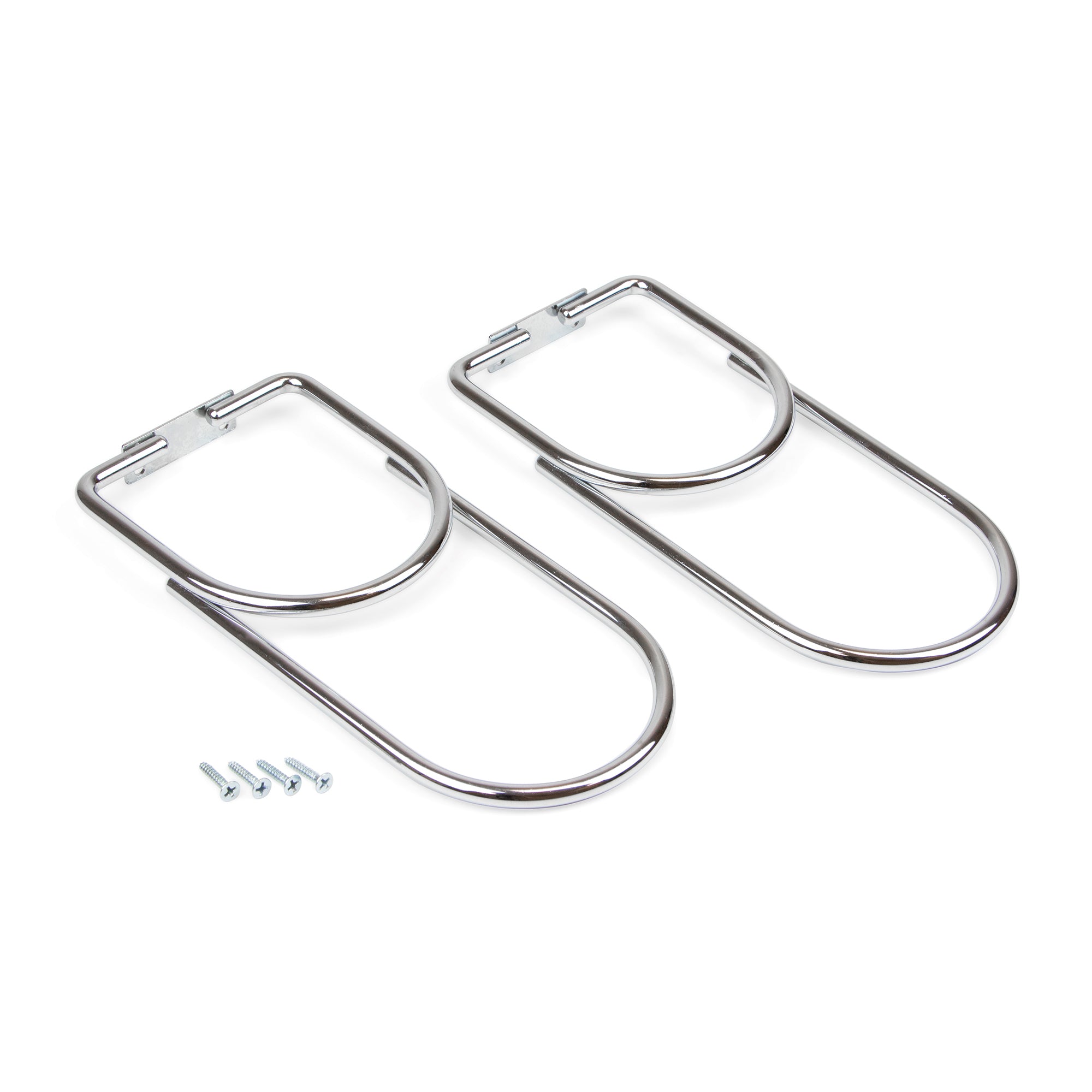 Emuca Portabottiglie con 2 spazi per mobili., Cromato brillo, Acciaio, 1 u.