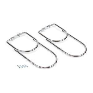 Emuca Portabottiglie con 2 spazi per mobili., Cromato brillo, Acciaio, 1 u.