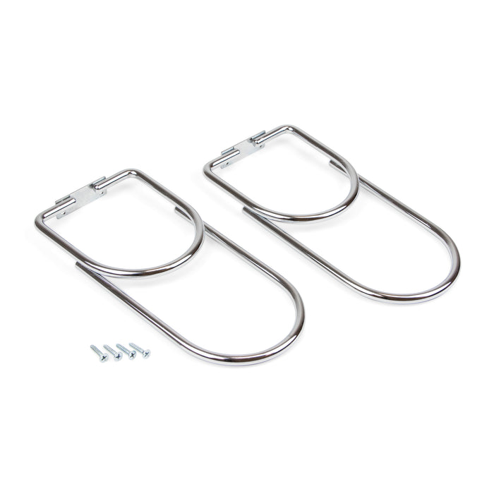 Emuca Portabottiglie con 2 spazi per mobili., Cromato brillo, Acciaio, 1 u.