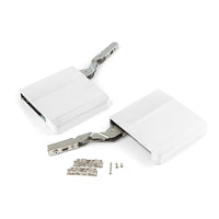 Emuca Braccetto per ante a ribalta verso l'alto Agile, 1800 - 3500, Plastica bianca, Acciaio e Tecnoplastica, 1 u.