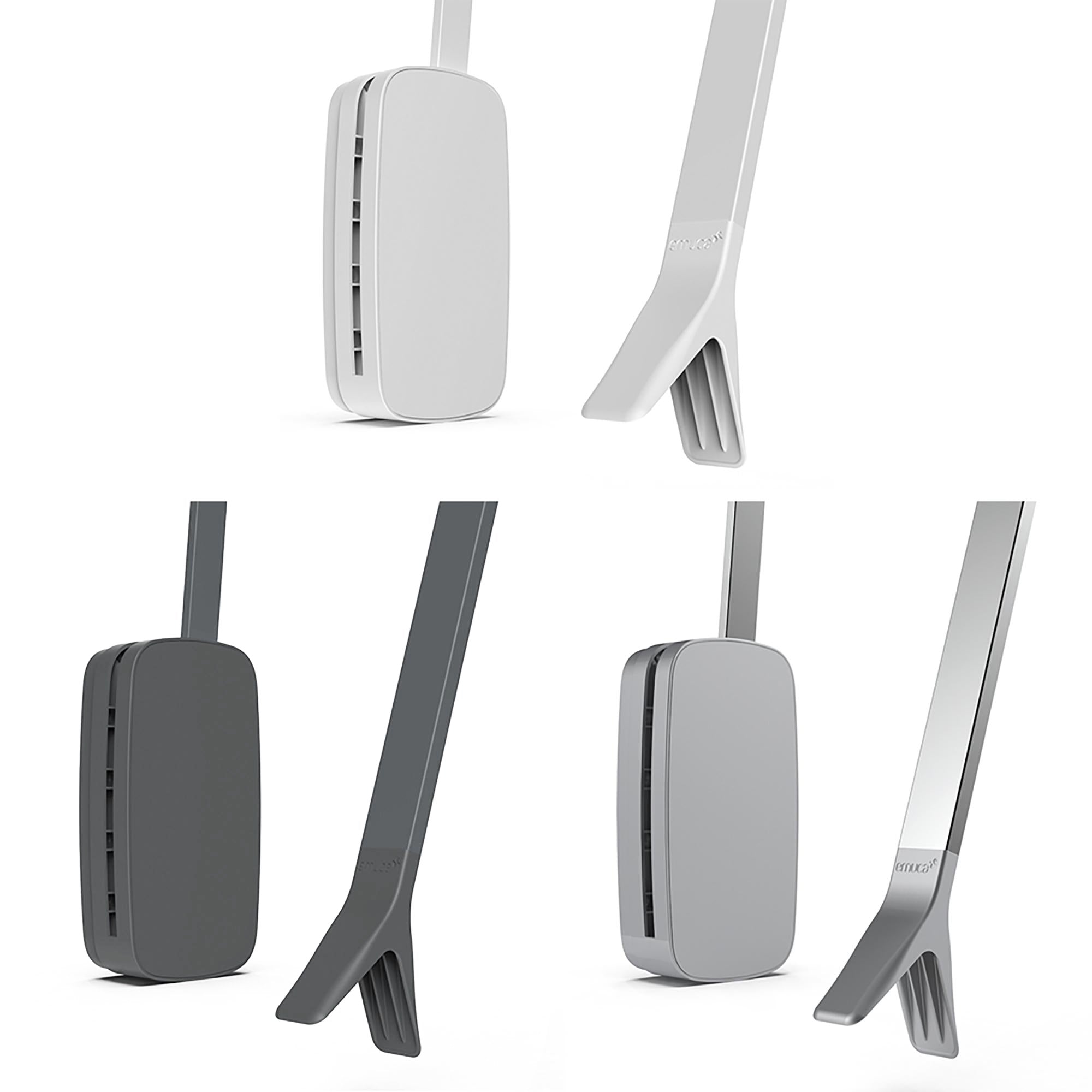 Emuca Appendiabiti per armadio Sling, 600 - 830, Cromato brillo, Acciaio e Tecnoplastica, 1 u.