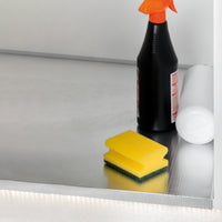 Emuca Fondi sotto lavello 16mm, 1.000, Alluminio naturale, Alluminio, 1 u.