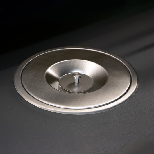 Emuca Pattumiera da incasso Recycle per piano cucina, 7 litri, Acciaio inossidabile, 1 u.