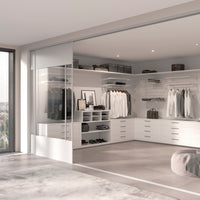 Emuca Ripiani in filo metallico e staffe Jagmet, Verniciato bianco, Acciaio, 1 kit