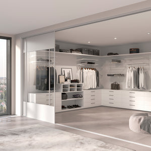 Emuca Ripiani in filo metallico e staffe Jagmet, Verniciato bianco, Acciaio, 1 kit