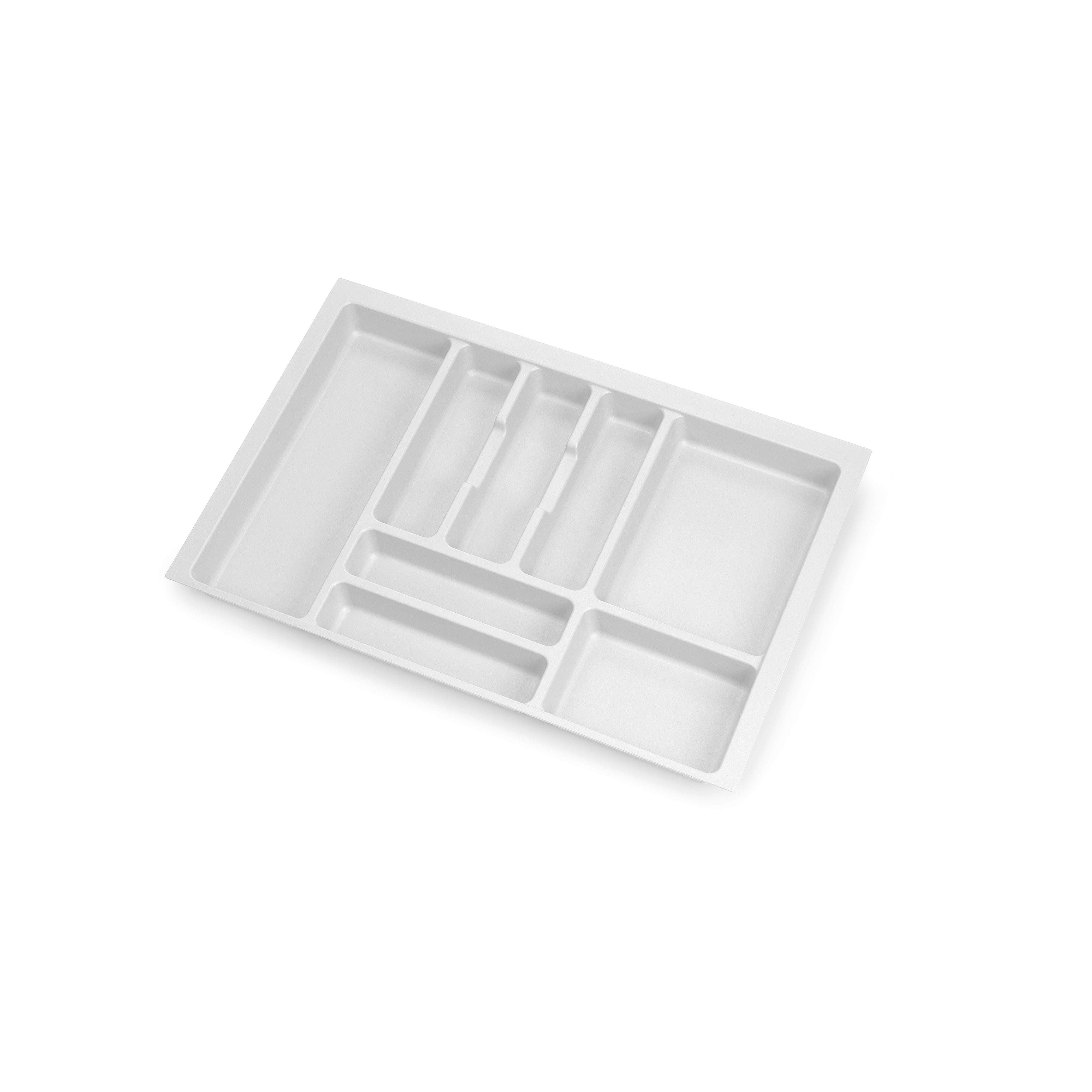 Emuca Portaposate Optima Vertex/Concept 500mm (Spalle 16mm), 700, Plastica bianca, Tecnoplastica, 1 u.