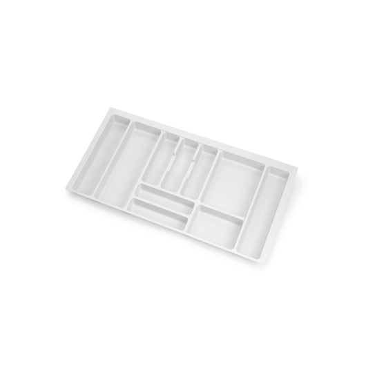 Emuca Portaposate Optima Vertex/Concept 500mm (Spalle 16mm), 900, Plastica bianca, Tecnoplastica, 1 u.