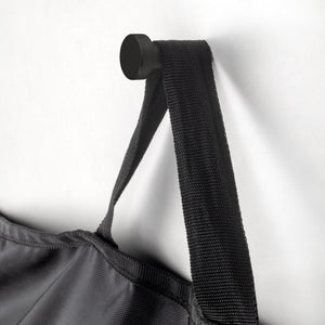 Emuca Appendiabiti da parete Wellington, Verniciato nero, Zama, 1 lotto di 7 unitÃ 