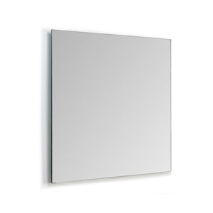 Emuca Specchio Centaurus con illuminazione LED decorativa, rettangolare 600 x 800 mm, 14 W, Alluminio e Vetro, 1 u.