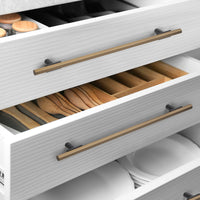 Emuca Maniglia per mobile Riad, L 232 mm, interasse 192 mm, Bronzato, Alluminio, 1 lotto di 20 unitÃ 