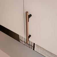 Emuca Maniglia per mobile Riad, L 232 mm, interasse 192 mm, Bronzato, Alluminio, 1 lotto di 20 unitÃ 