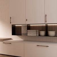 Emuca Maniglia per mobile Riad, L 232 mm, interasse 192 mm, Bronzato, Alluminio, 1 lotto di 20 unitÃ 