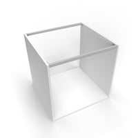 Emuca Kit traversi Albeam per mobili da cucina, Per vite, Anodizzato opaco, Alluminio e Tecnoplastica