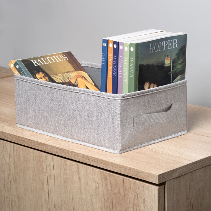 Emuca Kit vassoio con 3 cestelli e telaio con guide a chiusura morbida per armadio, regolabile, modulo 900mm, Grigio pietra