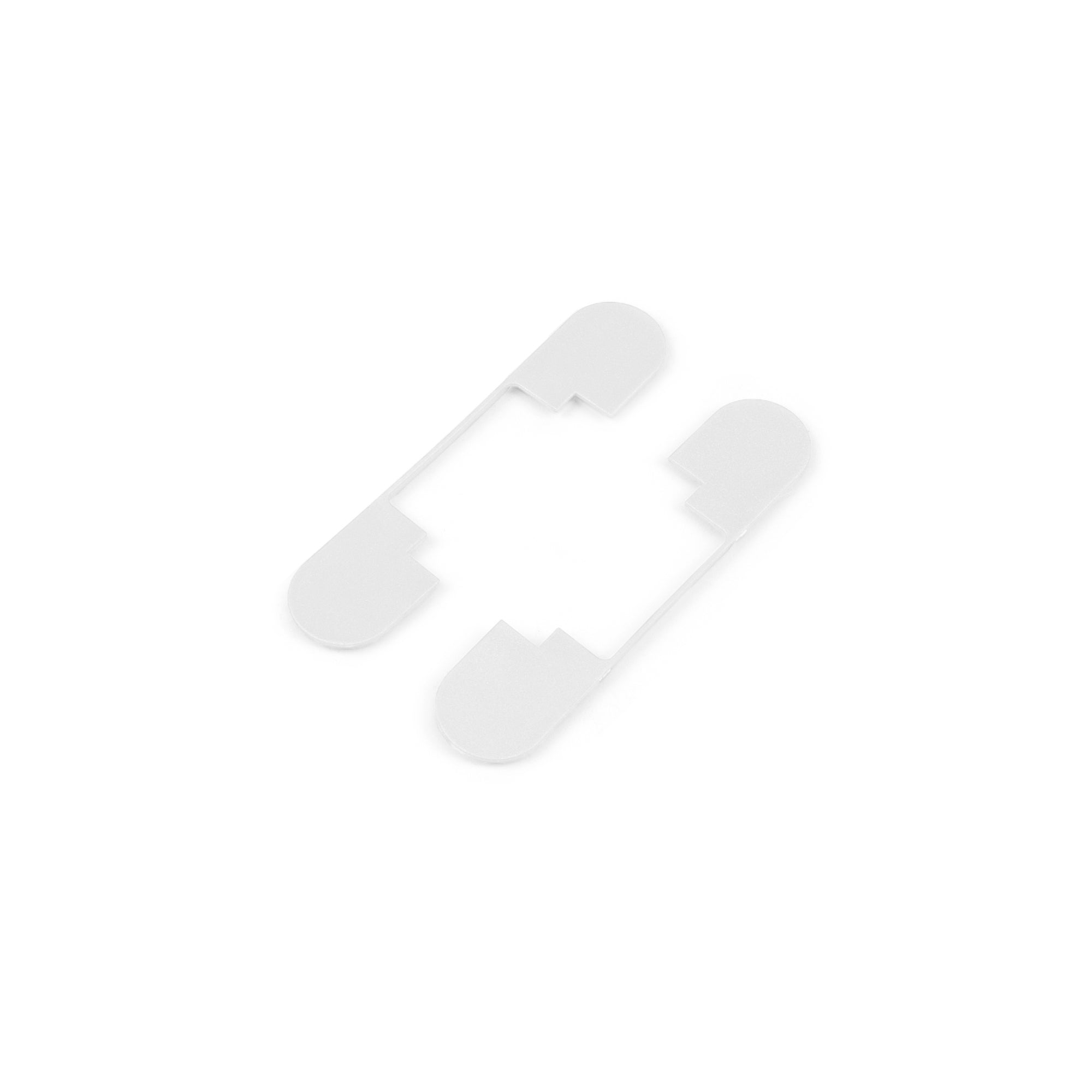 Emuca Cerniere a scomparsa per porte di passaggio, carico di 40 Kg, apertura 180Âº, zama, bianco, 2 un.