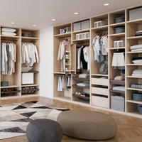 Emuca Specchio estraibile per interni di armadio, Verniciato grigio pietra, Acciaio e Tecnoplastica e Vetro, 1 un