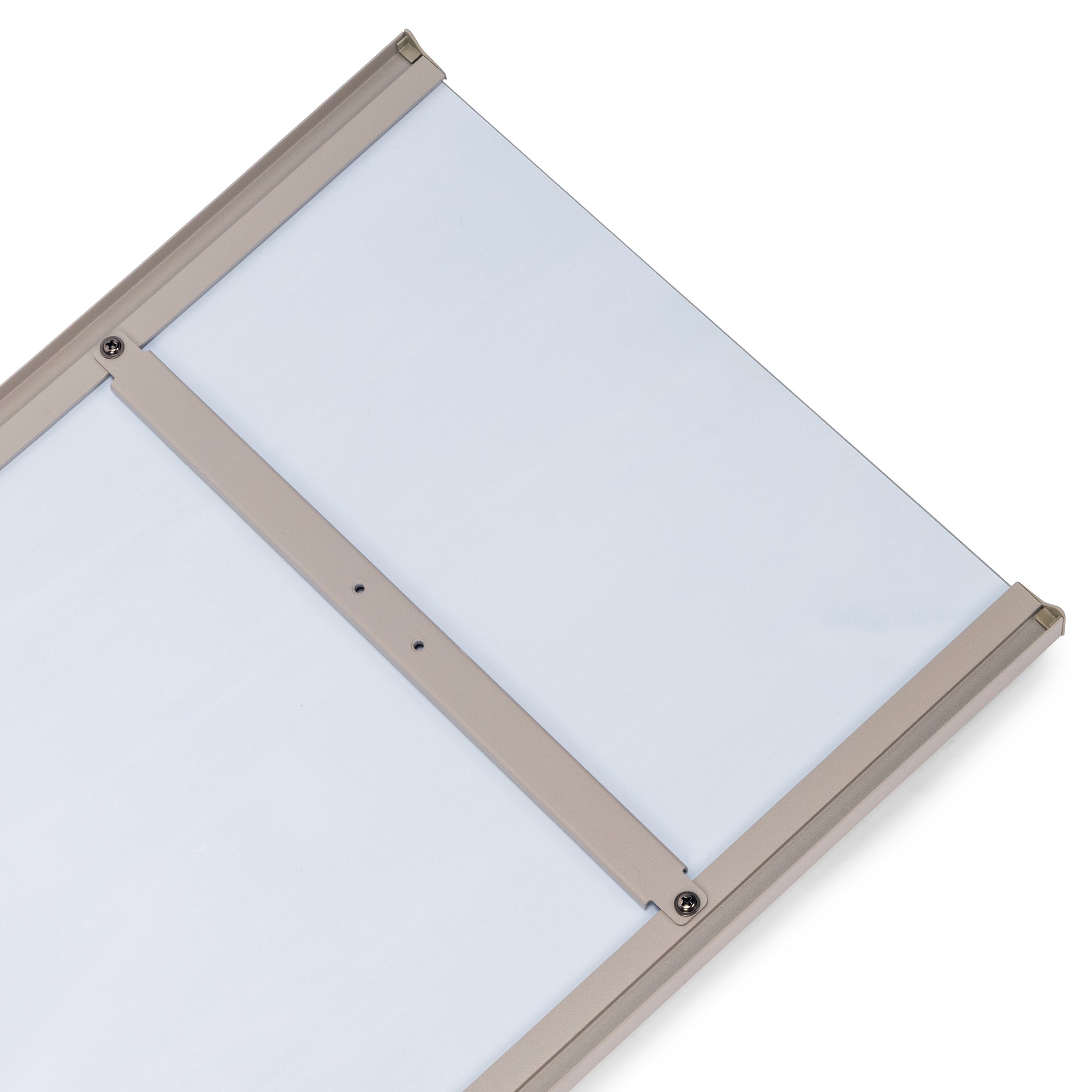 Emuca Specchio estraibile per interni di armadio, Verniciato grigio pietra, Acciaio e Tecnoplastica e Vetro, 1 un