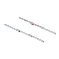 Emuca Guide per tavolo allungabile Coktail Reverse H35, Champagne anodizzato, Alluminio, 1 un