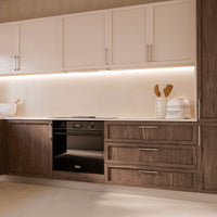 Emuca Maniglia per mobile Montreal, L 192 mm, interasse 160 mm, Cromato brillo, Zama, 1 lotto di 20 unitÃ 