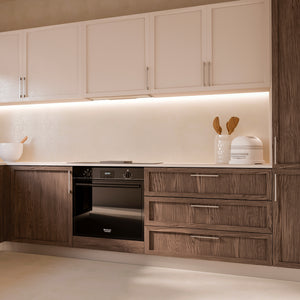 Emuca Maniglia per mobile Montreal, L 192 mm, interasse 160 mm, Cromato brillo, Zama, 1 lotto di 20 unitÃ 