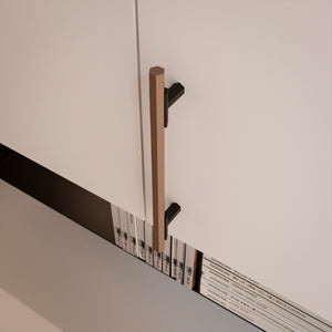 Emuca Maniglia per mobile Riad, L 168 mm, interasse 128 mm, Bronzato, Alluminio, 1 lotto di 20 unitÃ 