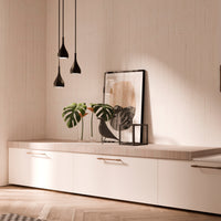 Emuca Maniglia per mobile Riad, L 168 mm, interasse 128 mm, Bronzato, Alluminio, 1 lotto di 20 unitÃ 