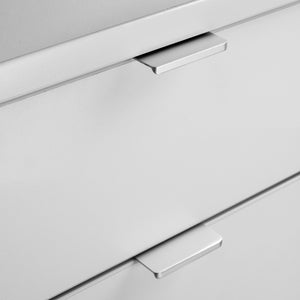 Emuca Maniglia per mobile Setuba, L 104 mml, interasse 64 mm, Alluminio, Anodizzato opaco, 1 lotto di 10 unitÃ 