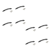 Emuca Maniglia per mobili Varna, L 181 mm, interasse 160 mm, Verniciato nero, Zama, 1 lotto di 20 unitÃ 