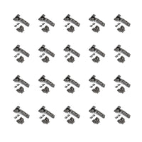 Kit cerniera collo dritto X91N e basetta