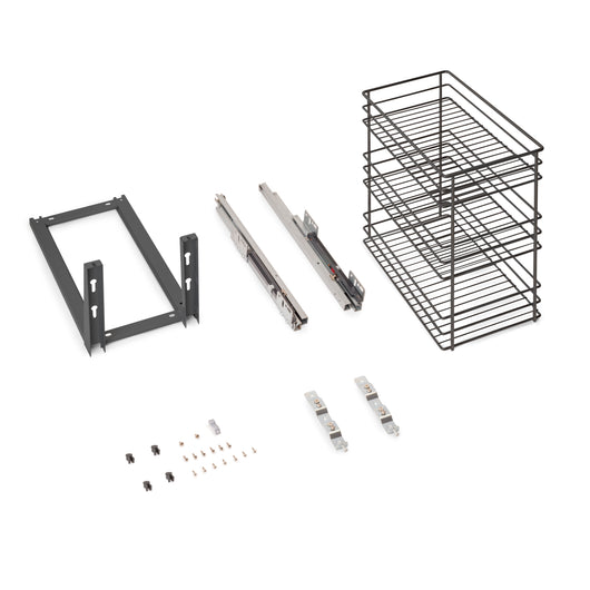Carrello estraibile Titane con fissaggio inferiore con chiusura soft