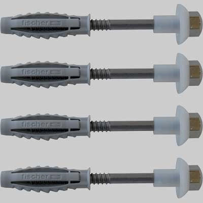 FISSAGGIO INOX PER VASO E BIDET WB2  7x80     FISCHER