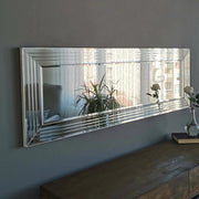 Nanto, Specchio Forma Rettangolare, 2.2x40h cm Argento