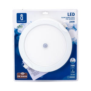Downlight led e6 rotondo da incasso con sensore 24w luce fredda