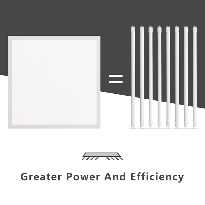 Pannello led a emissione laterale e5 ms 50w 6500k (595*595*9mm)