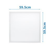 Pannello led a emissione laterale e5 ms 50w 6500k (595*595*9mm)