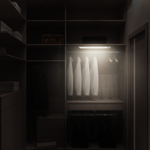 Lampada led da armadio con sensore 1.5w 6500k, con batteria ricaricabile