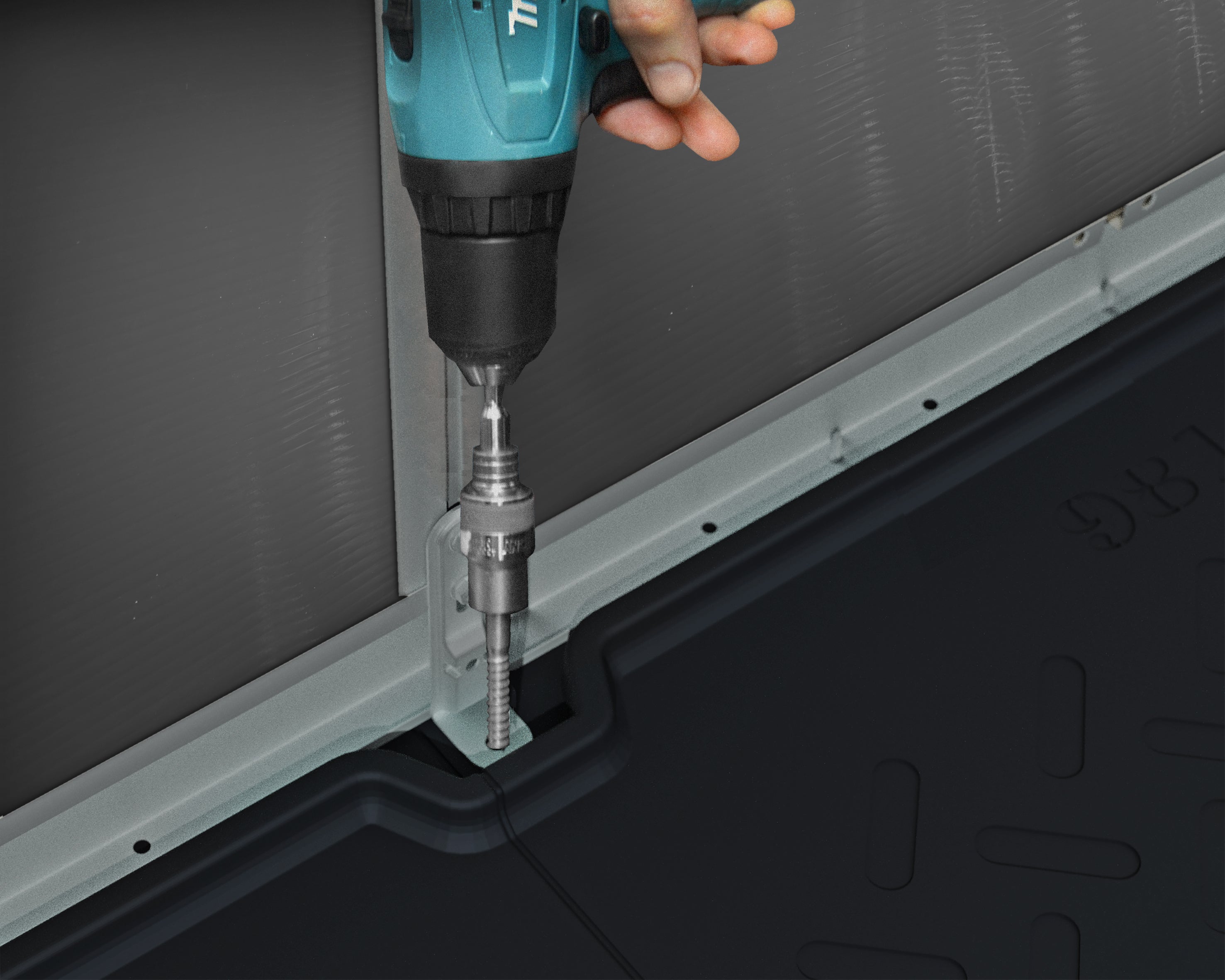 Casetta Da Giardino in Policarbonato Ultra Resistente Rubicon  303X237X235  cm Grigio Scuro