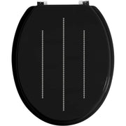 Premier housewares 1604097 sedile da wc, raccordi in lega di zin