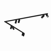 Plafoniera barra Nowodvorski Mono Corner 8xGU10 nera