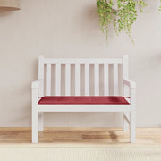Cuscino per Panca Rosso Vino 120x50x4 cm in Tessuto Oxford