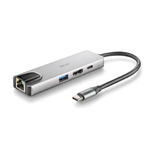 Ngs hub usb-c 4 porte rj45 hdmi usb-c usb 3.0 alluminio - WONDERDOCKSUPRA