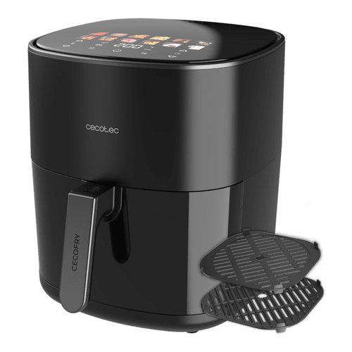 Cecotec cecofry&grill duoheat 6500 friggitrice ad aria 6.5 lt finestra  e display colori - CC100500