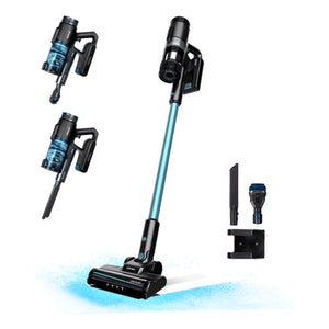 Scopa elettrica batteria conga rockstar 1500 ray pure grigio e azzurro 08422